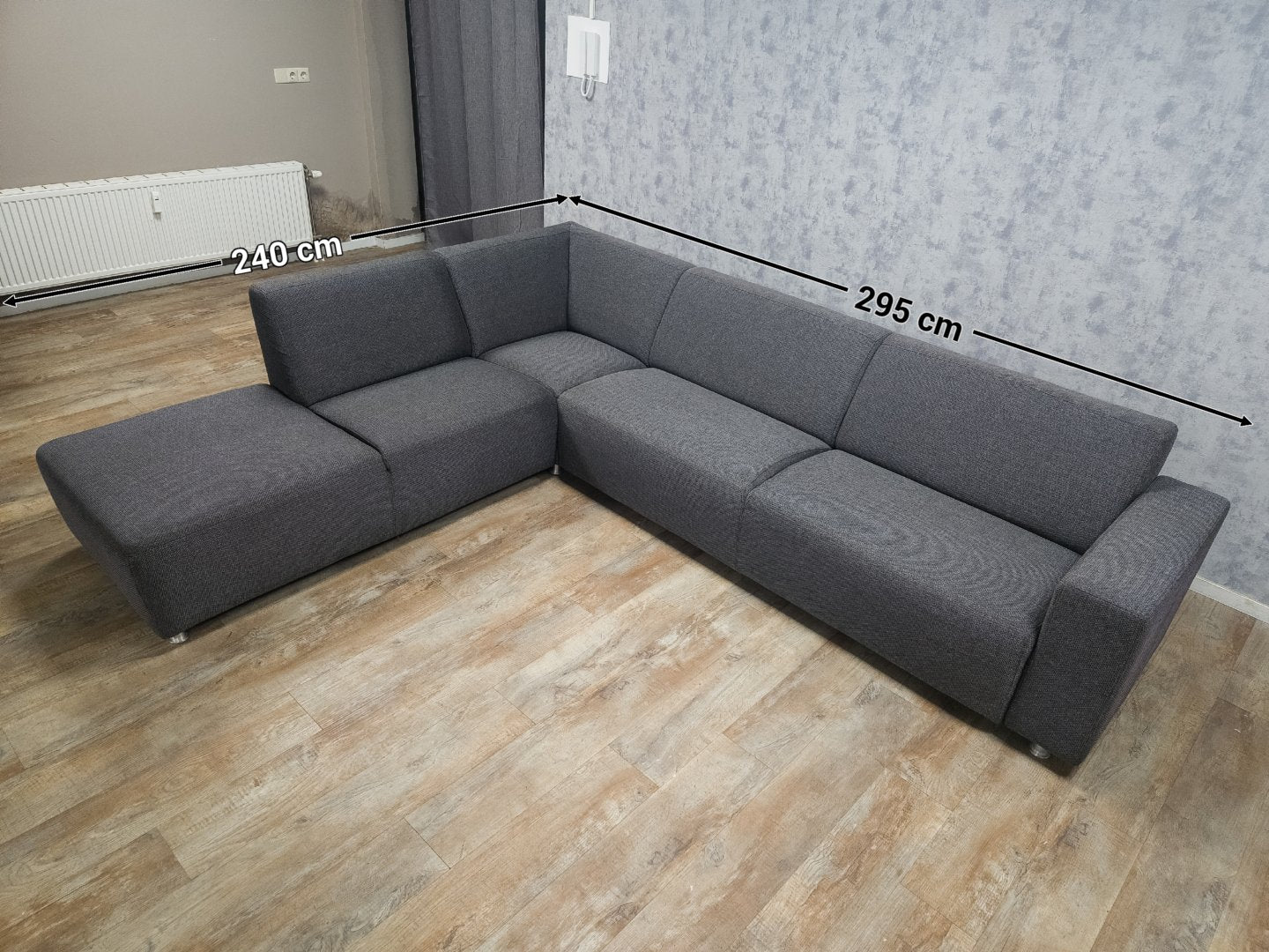 Z.G.A.N Grijs Hoekbank van PRONTO - BanxteL - 2dehandse Bankstellen
