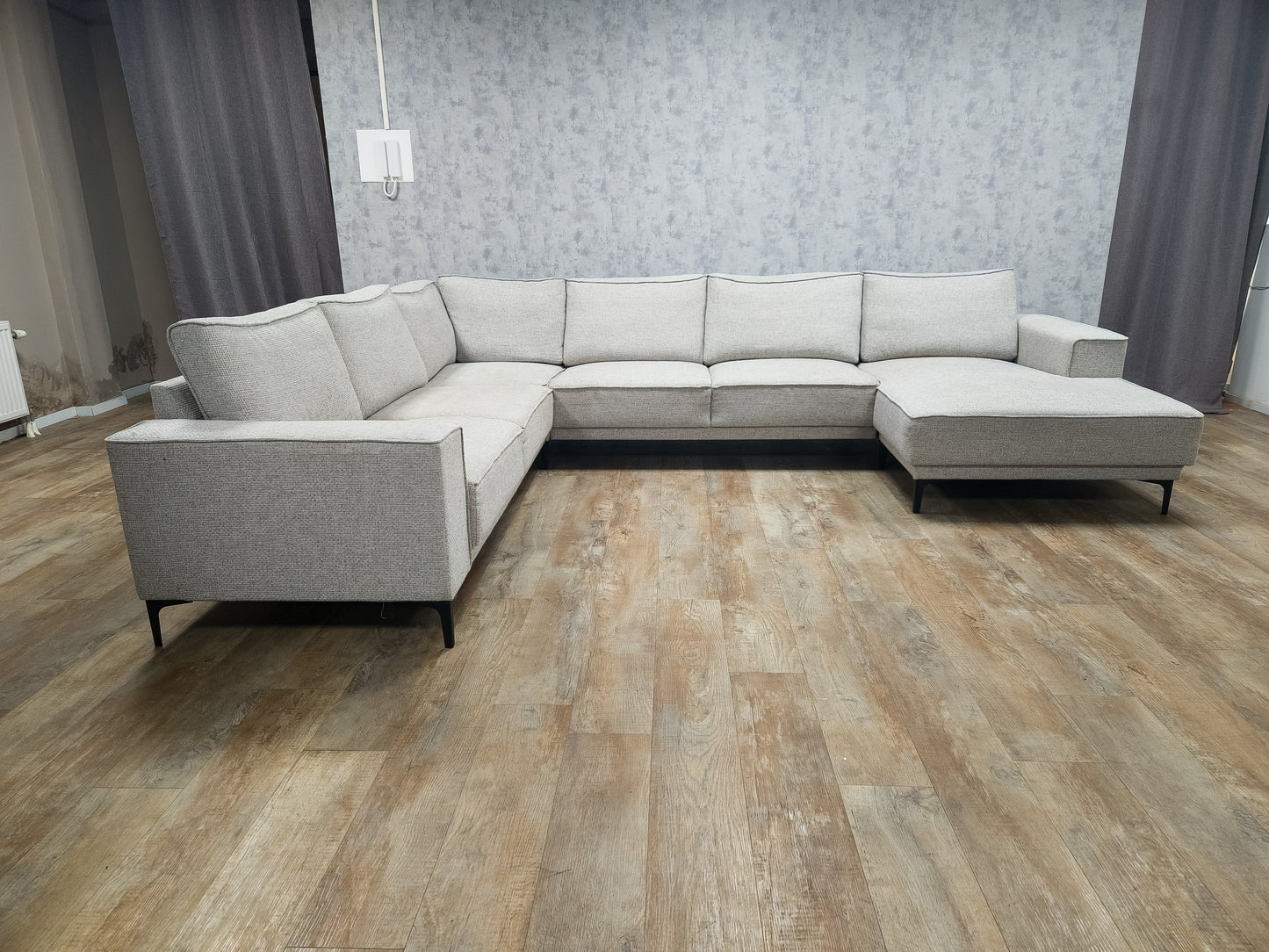 Mooi Groot Wit U Bankstel - BanxteL - 2dehandse Bankstellen