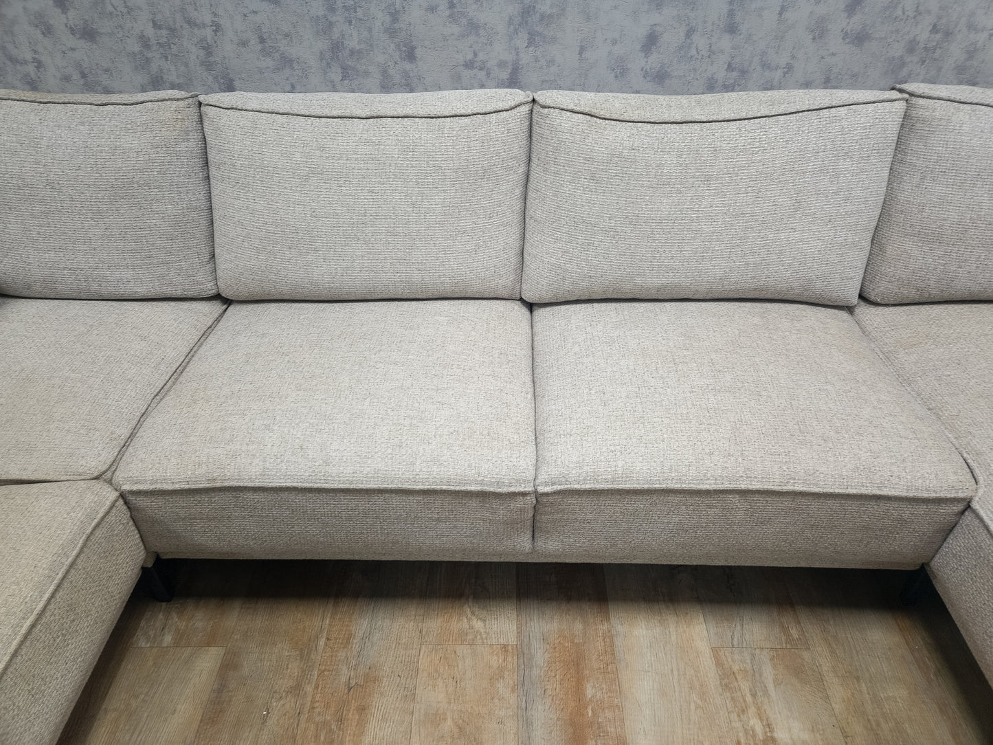 Mooi Groot Wit U Bankstel - BanxteL - 2dehandse Bankstellen