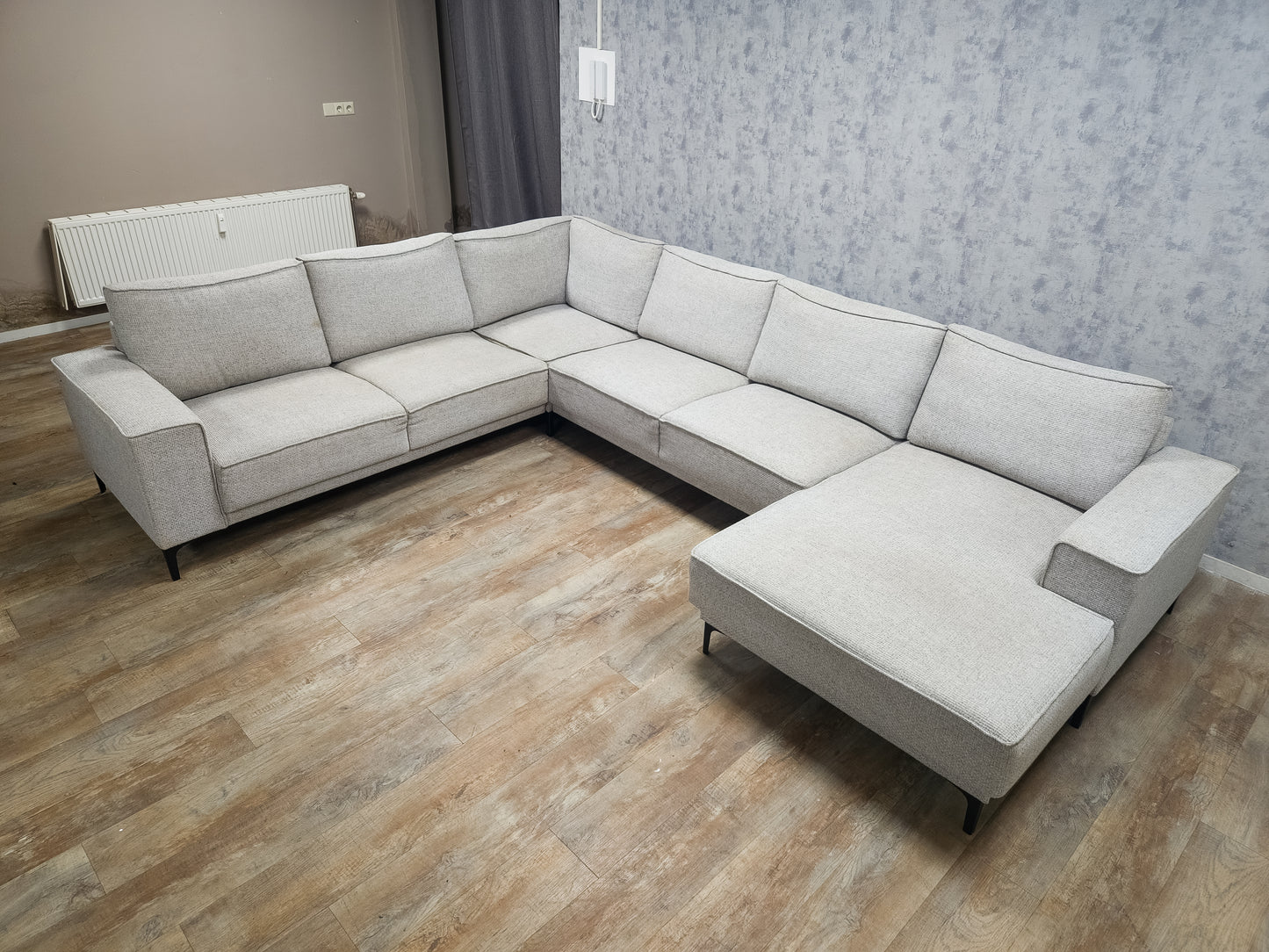 Mooi Groot Wit U Bankstel - BanxteL - 2dehandse Bankstellen