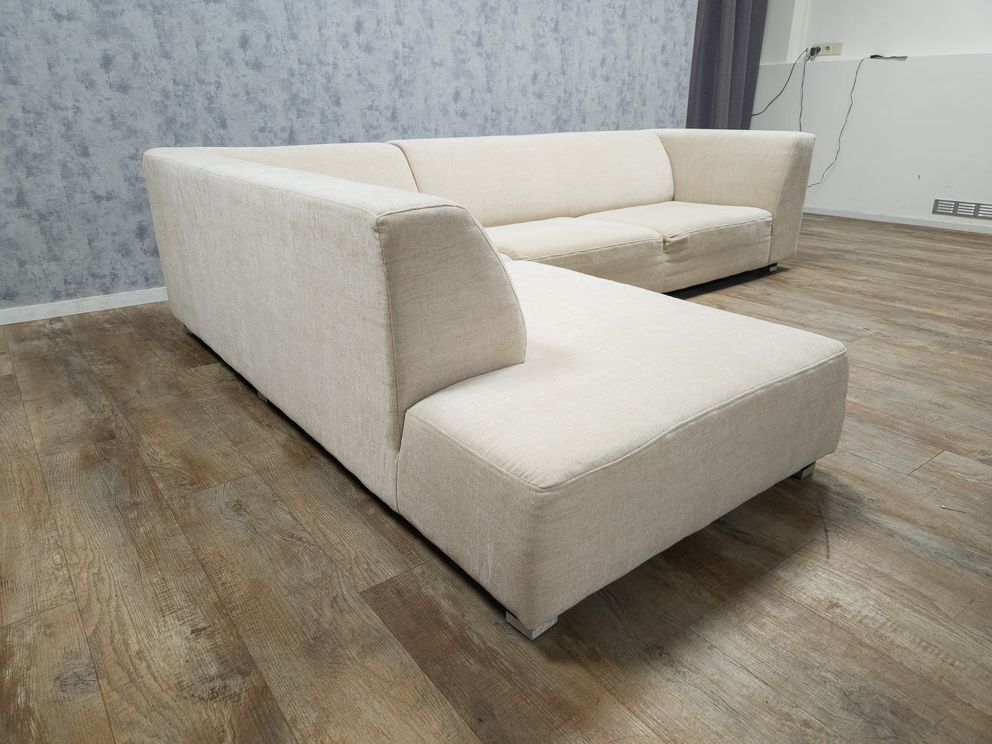 Zeer Mooi Beige Hoekbank