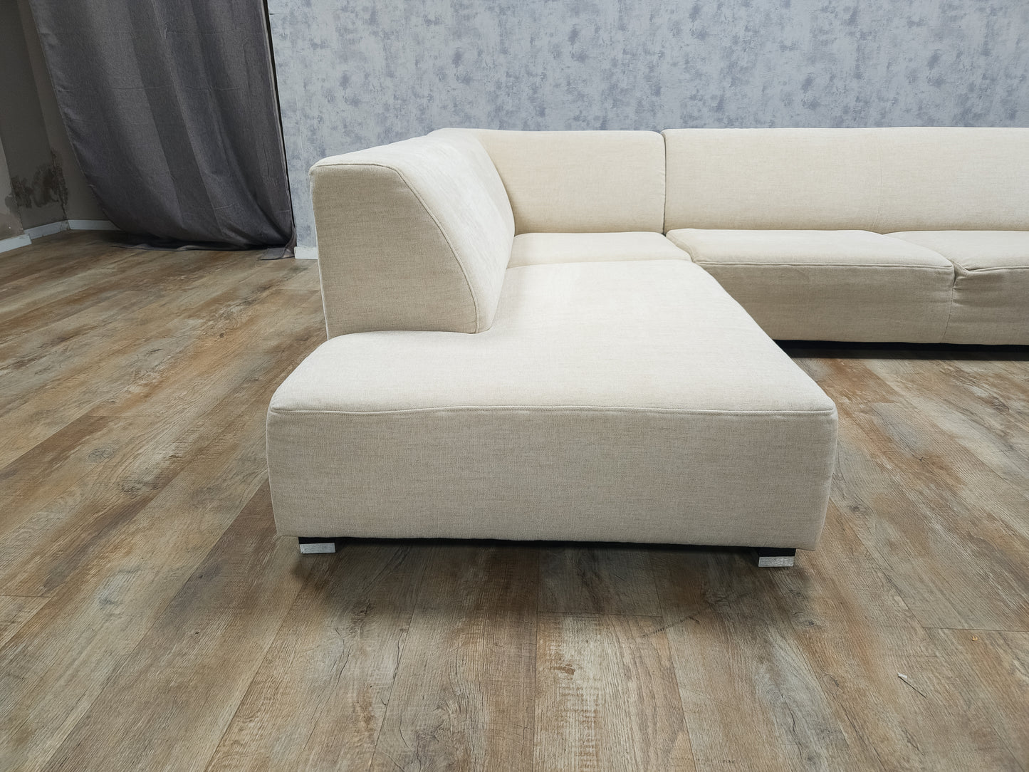 Zeer Mooi Beige Hoekbank