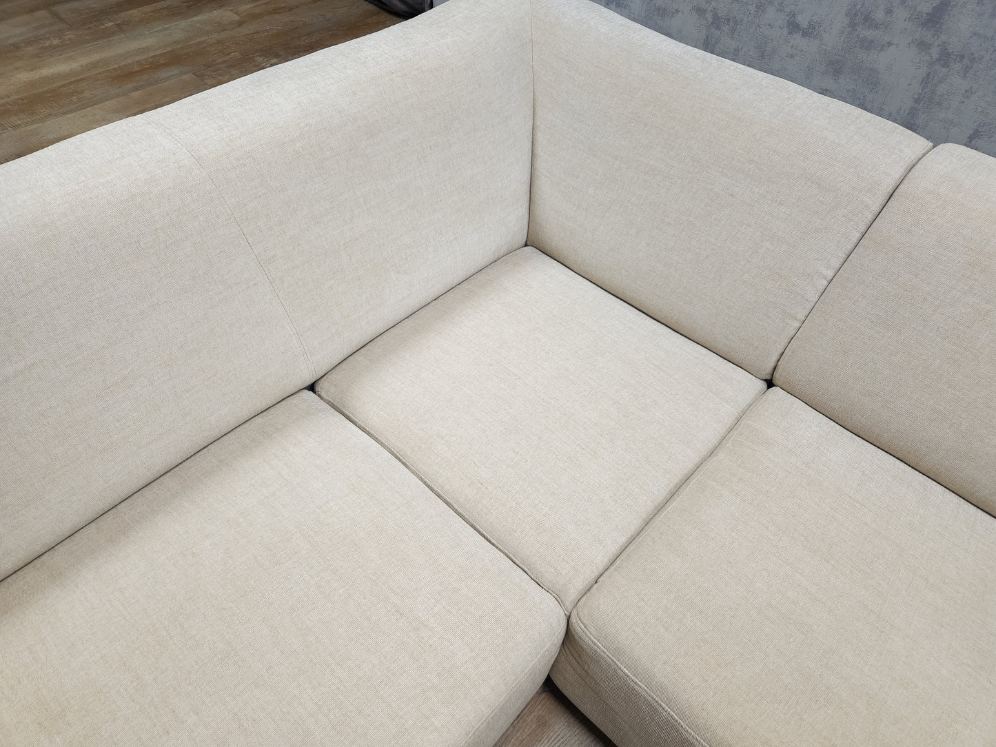 Zeer Mooi Beige Hoekbank
