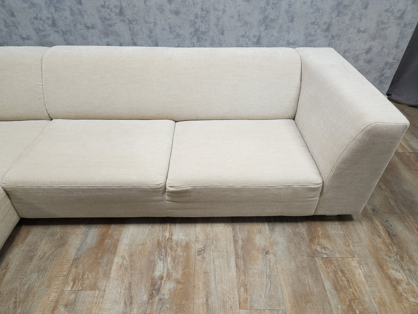Zeer Mooi Beige Hoekbank
