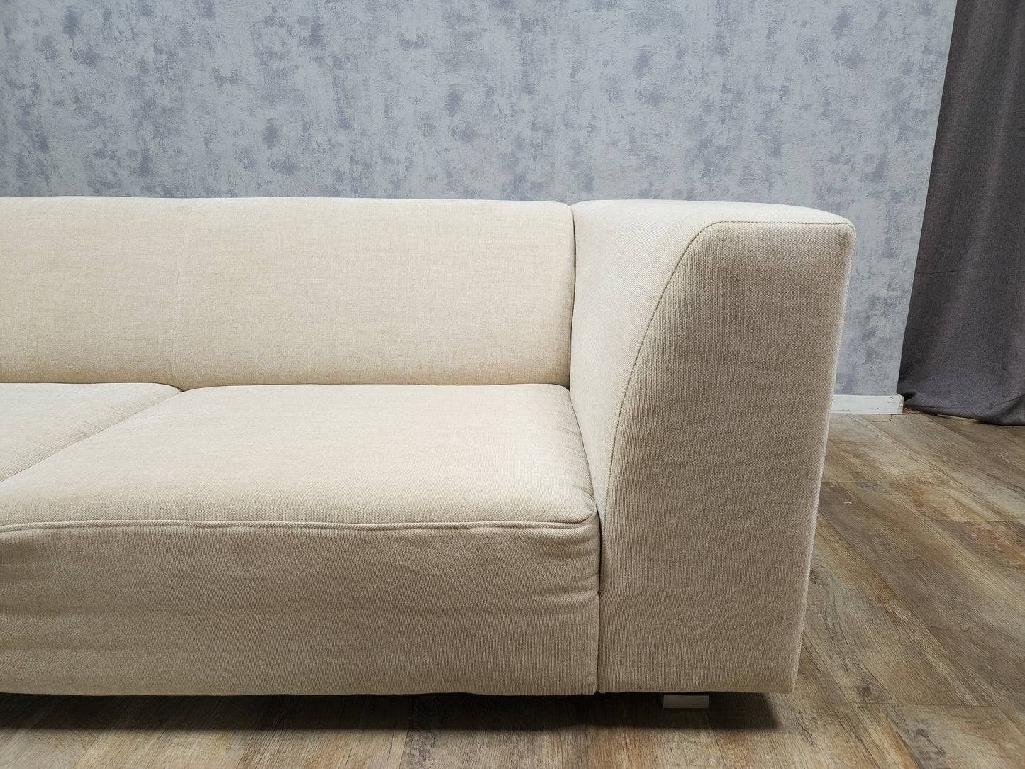 Zeer Mooi Beige Hoekbank