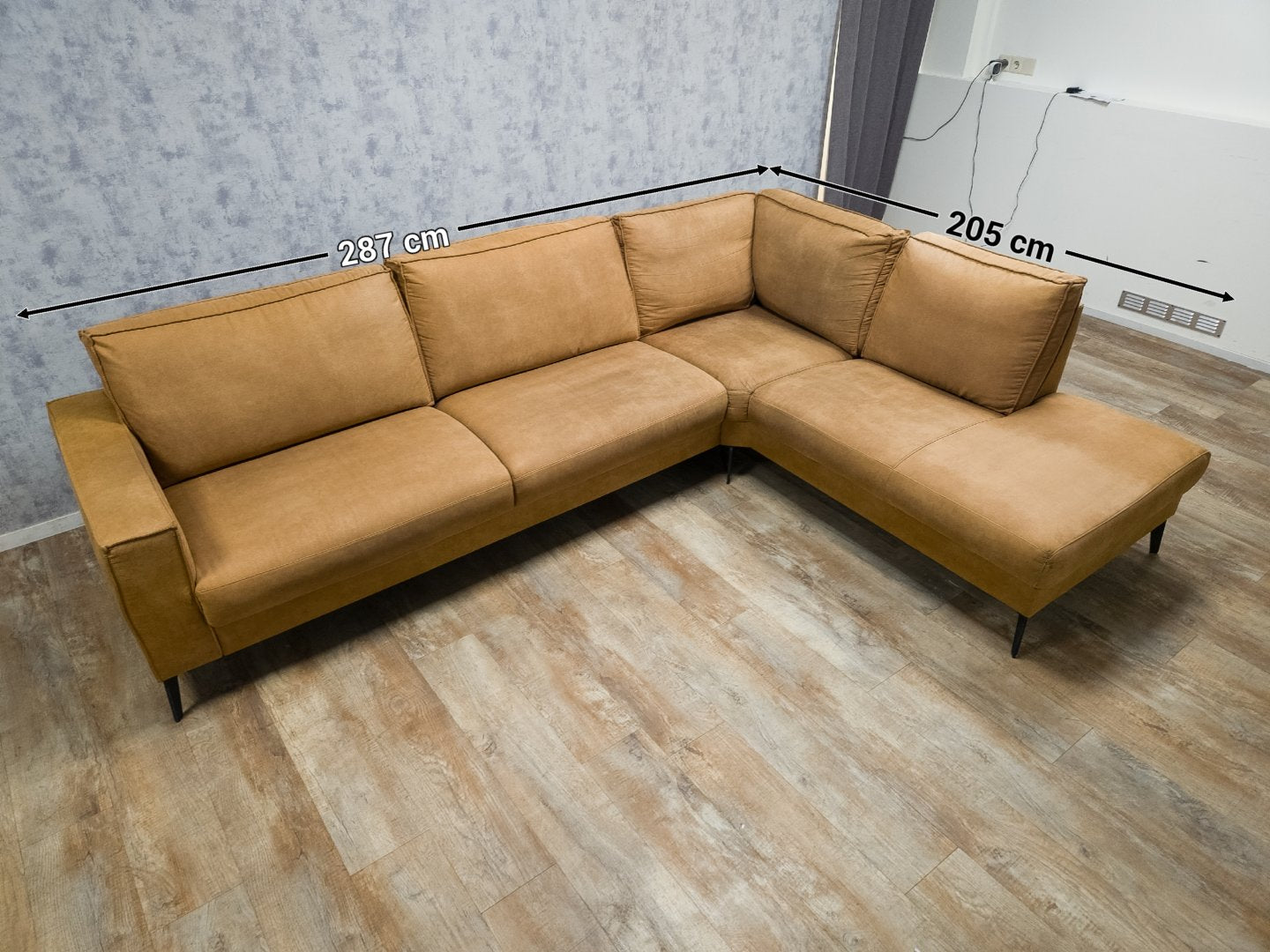 Zeer Mooi Cognac Hoekbank