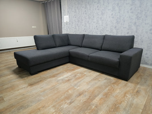 Zeer Mooi Antraciet Hoekbank - BanxteL - 2dehandse Bankstellen