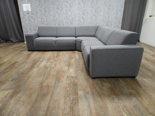 Mooi Groot Grijs Hoekbank - BanxteL - 2dehandse Bankstellen