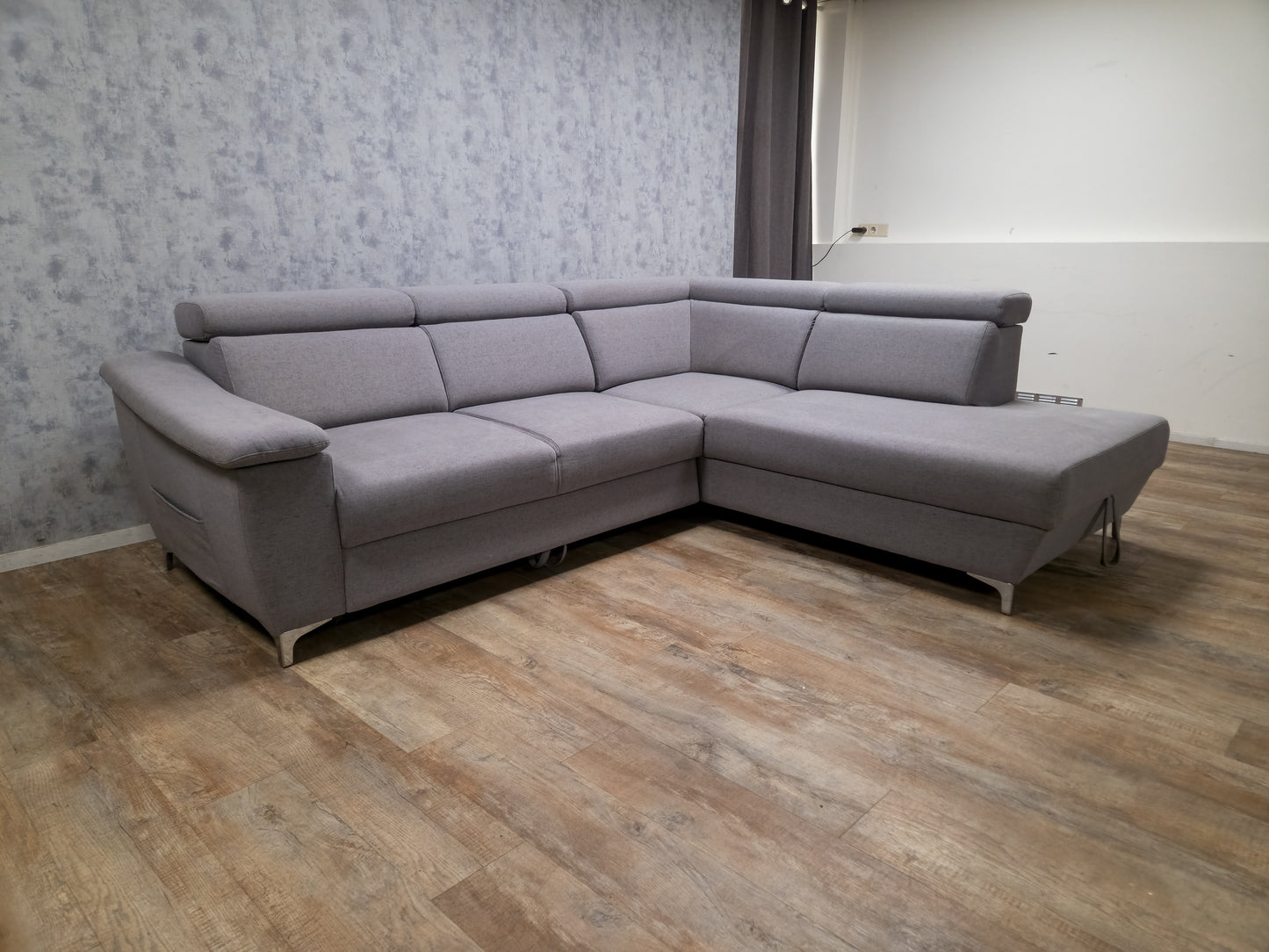MOOI GRIJS MULTIFUNCTIONELE HOEKBANK