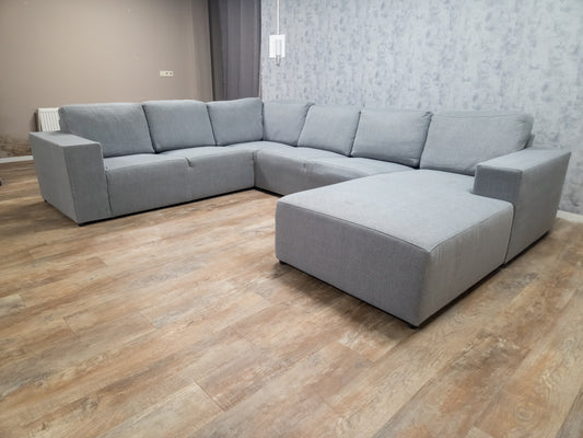 Mooi Groot Grijs U Bankstel