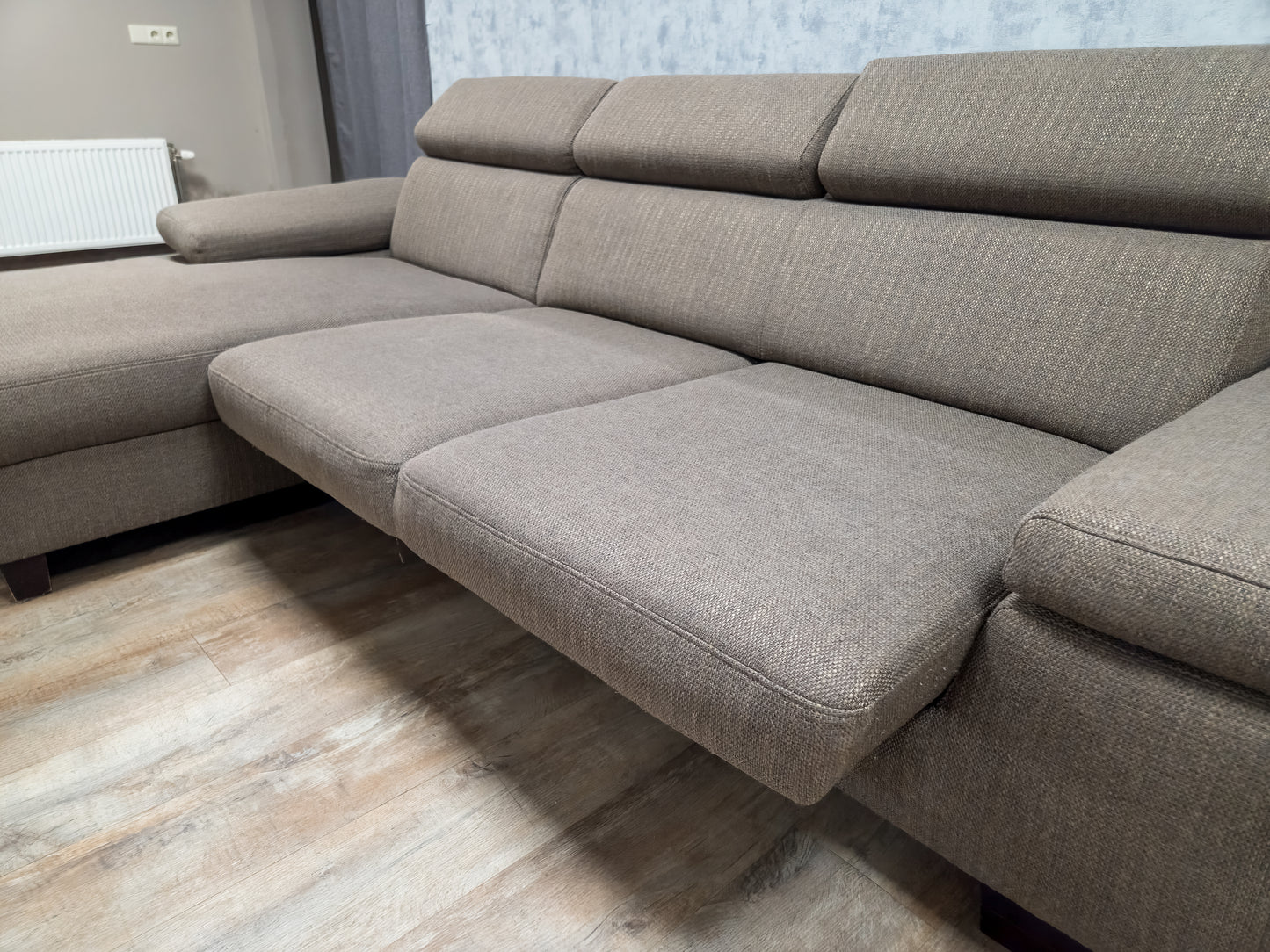 Mooi Taupe Bruin Hoekbank