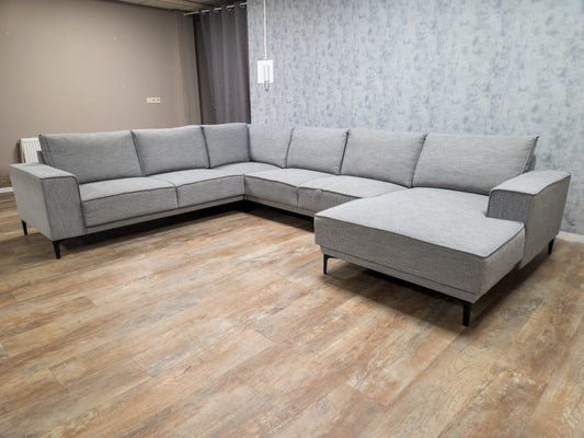 ZGAN Groot Grijs U Bankstel