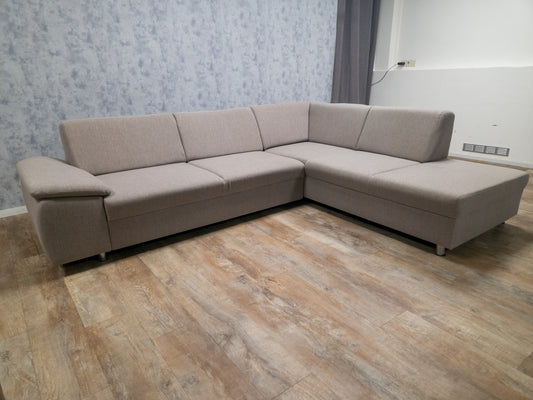 Prachtig Taupe Kleur Hoekbank