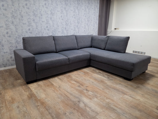 Mooi Antraciet Hoekbank
