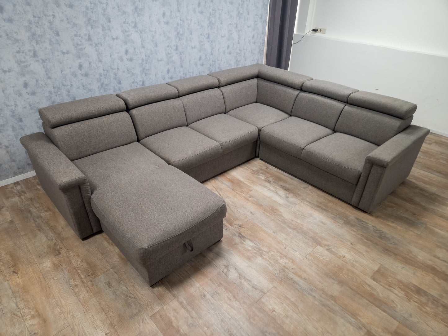 ZEER MOOI TAUPE U BANKSTEL