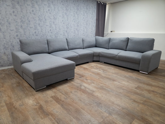 Mooi Groot Grijs U Bankstel