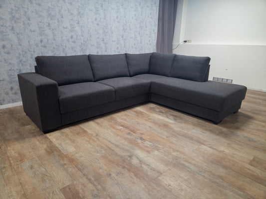 Zeer Mooi Antraciet Hoekbank
