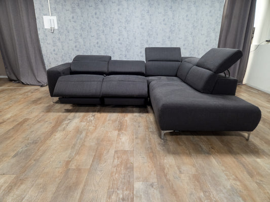 Mooi ANTRACIET Hoekbank van MONTEL