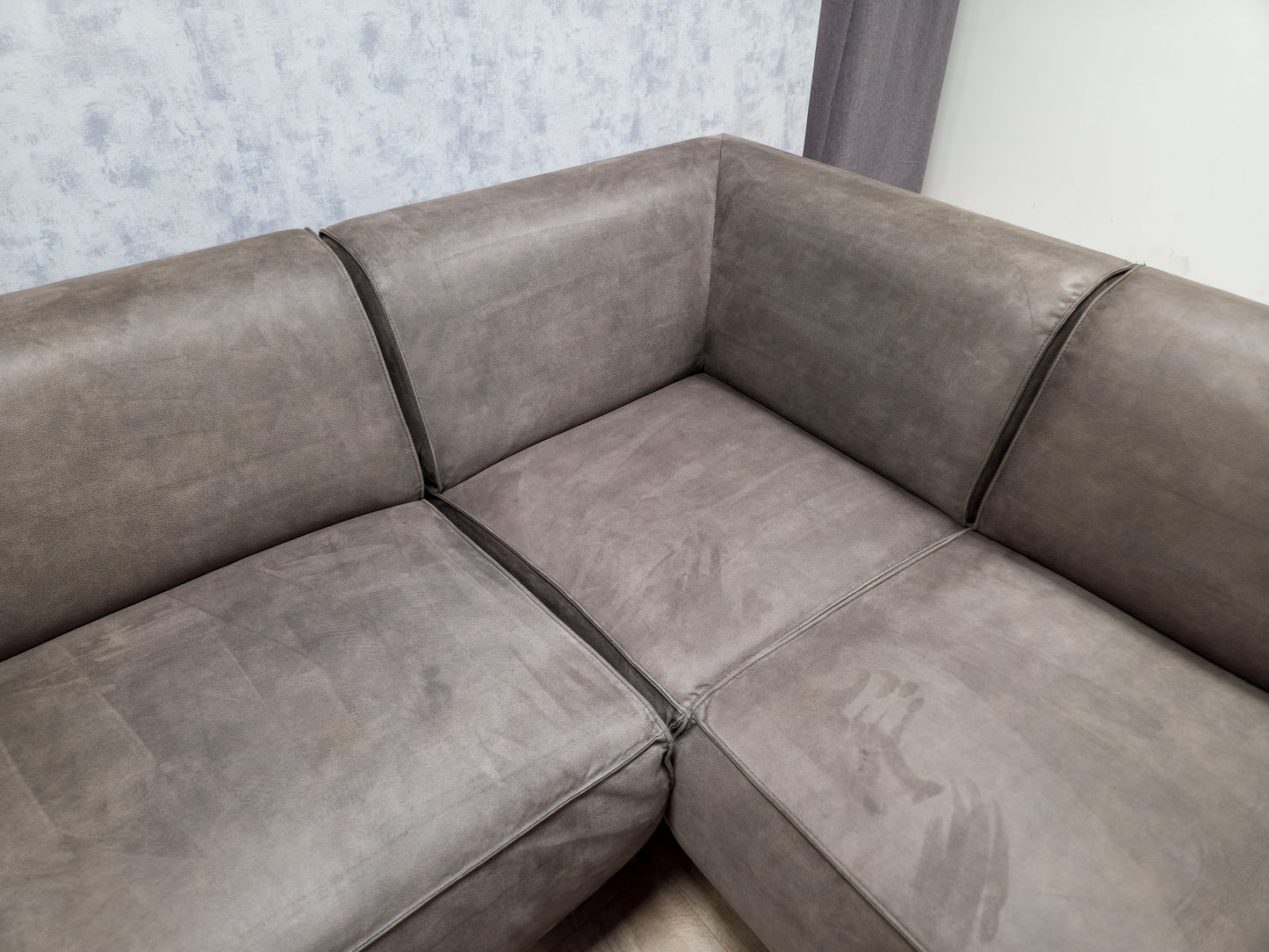 Mooi Groot TAUPE Hoekbank