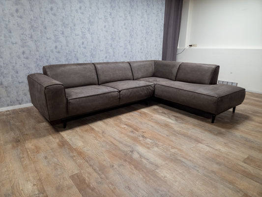 Mooi Groot TAUPE Hoekbank