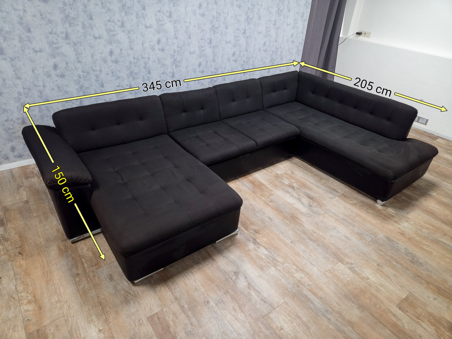 Mooi Groot Zwart U Bankstel