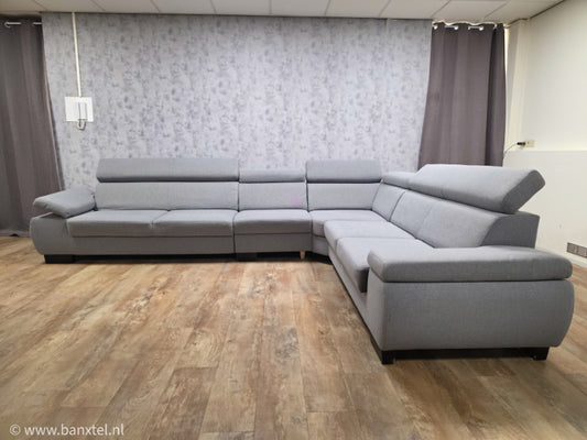 Z.G.A.N Groot Grijs Hoekbank !!!