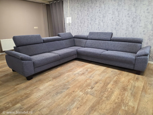 Z.G.A.N Groot Antraciet Hoekbank meet Slaapfunctie !!!