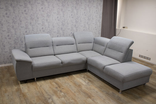 Mooi Groot Grijs Hoekbank - BanxteL - 2dehandse Bankstellen