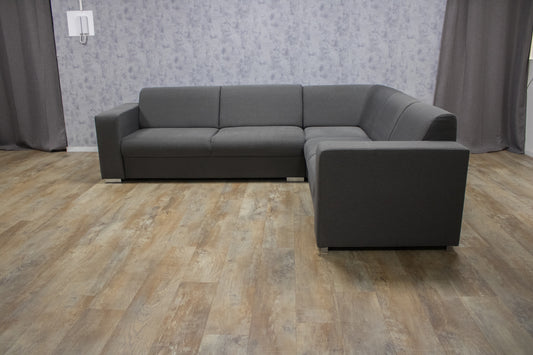 Mooi Antraciet Hoekbank - BanxteL - 2dehandse Bankstellen