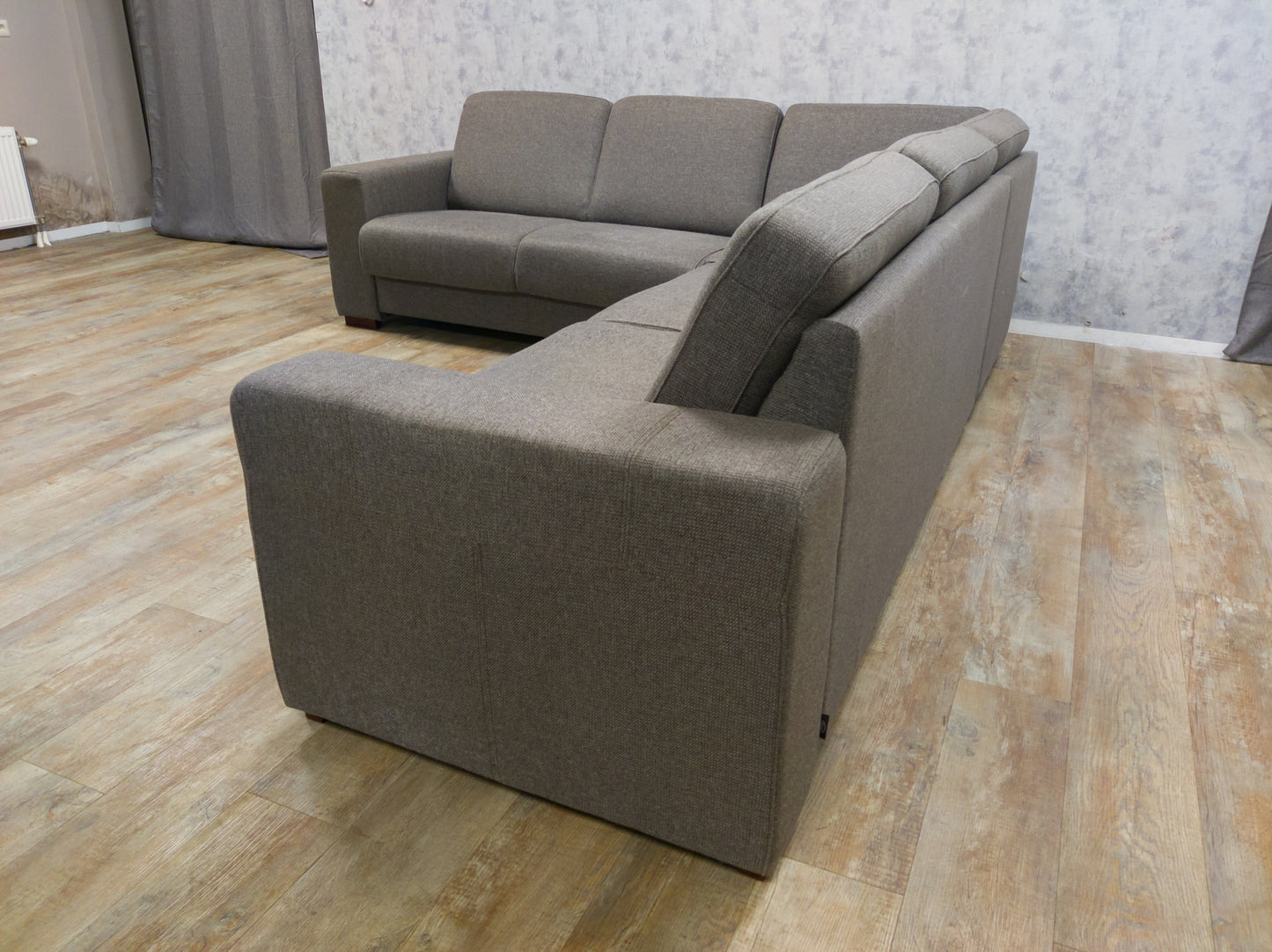 Mooi Taupe Bruin Hoekbank Van H&H