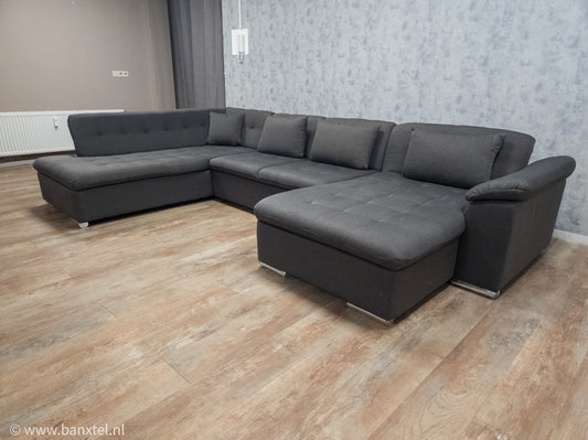 Zeer Mooi Groot Antraciet U Bankstel - BanxteL - 2dehandse Bankstellen