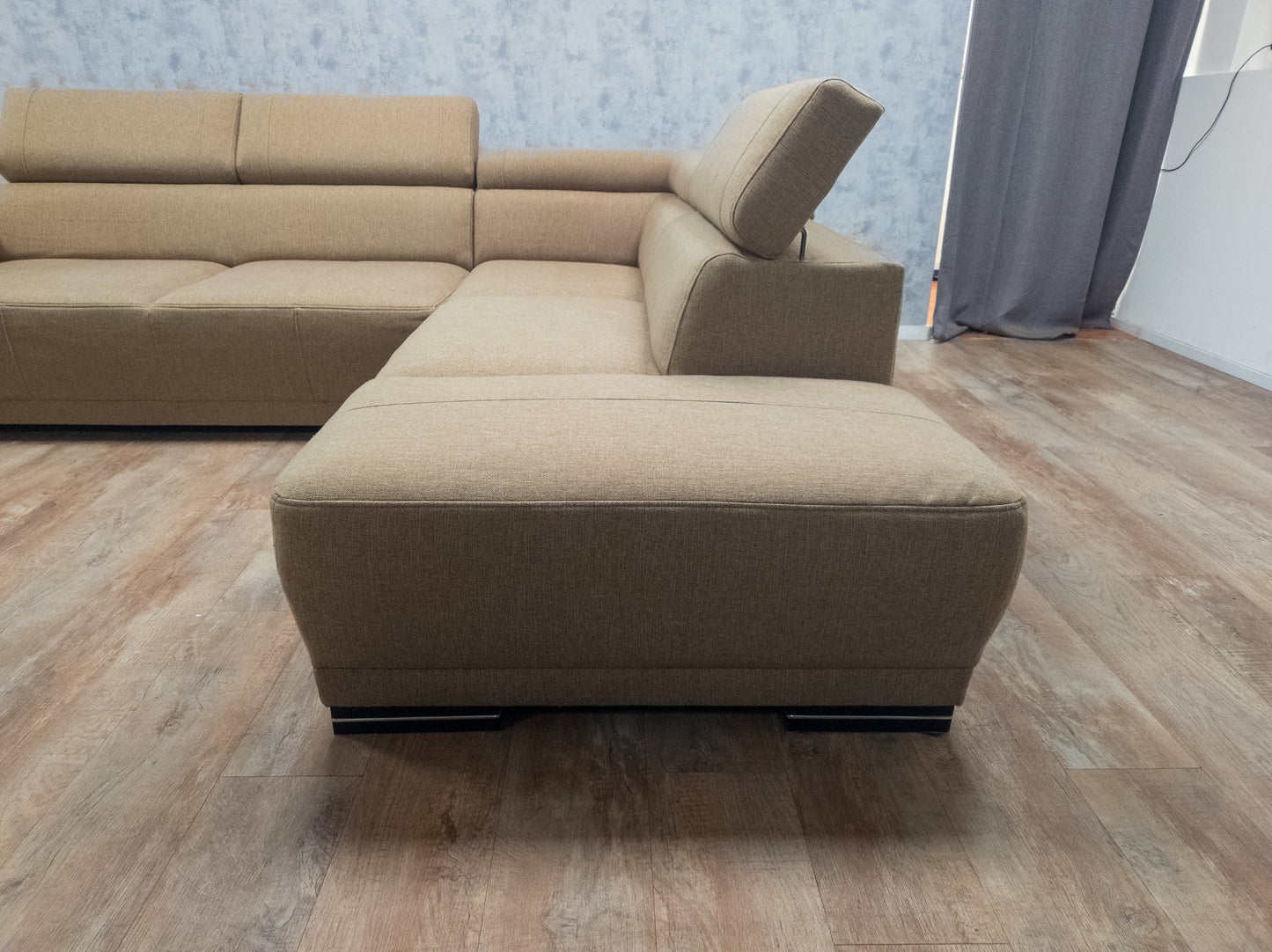 Mooi Hoekbank in Taupe