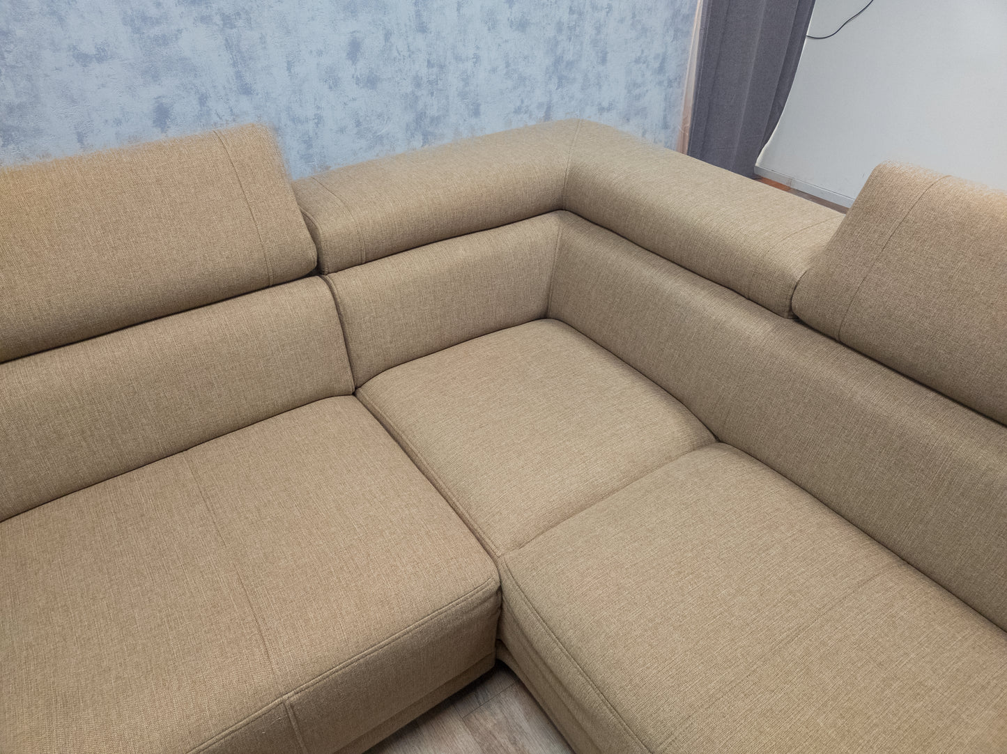 Mooi Hoekbank in Taupe