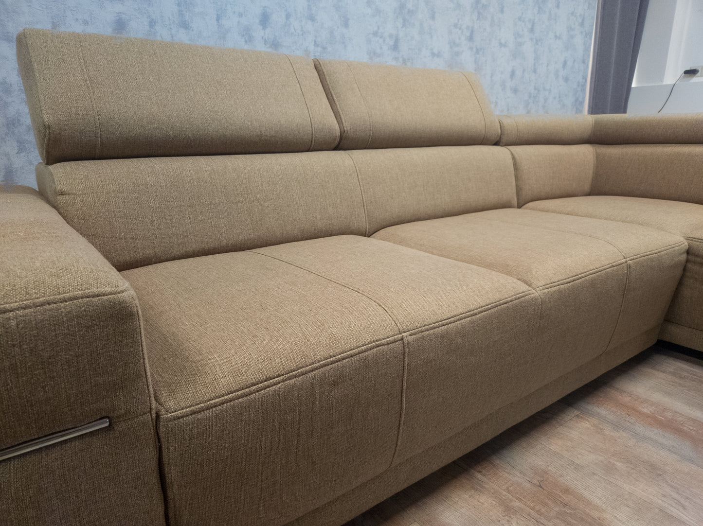 Mooi Hoekbank in Taupe