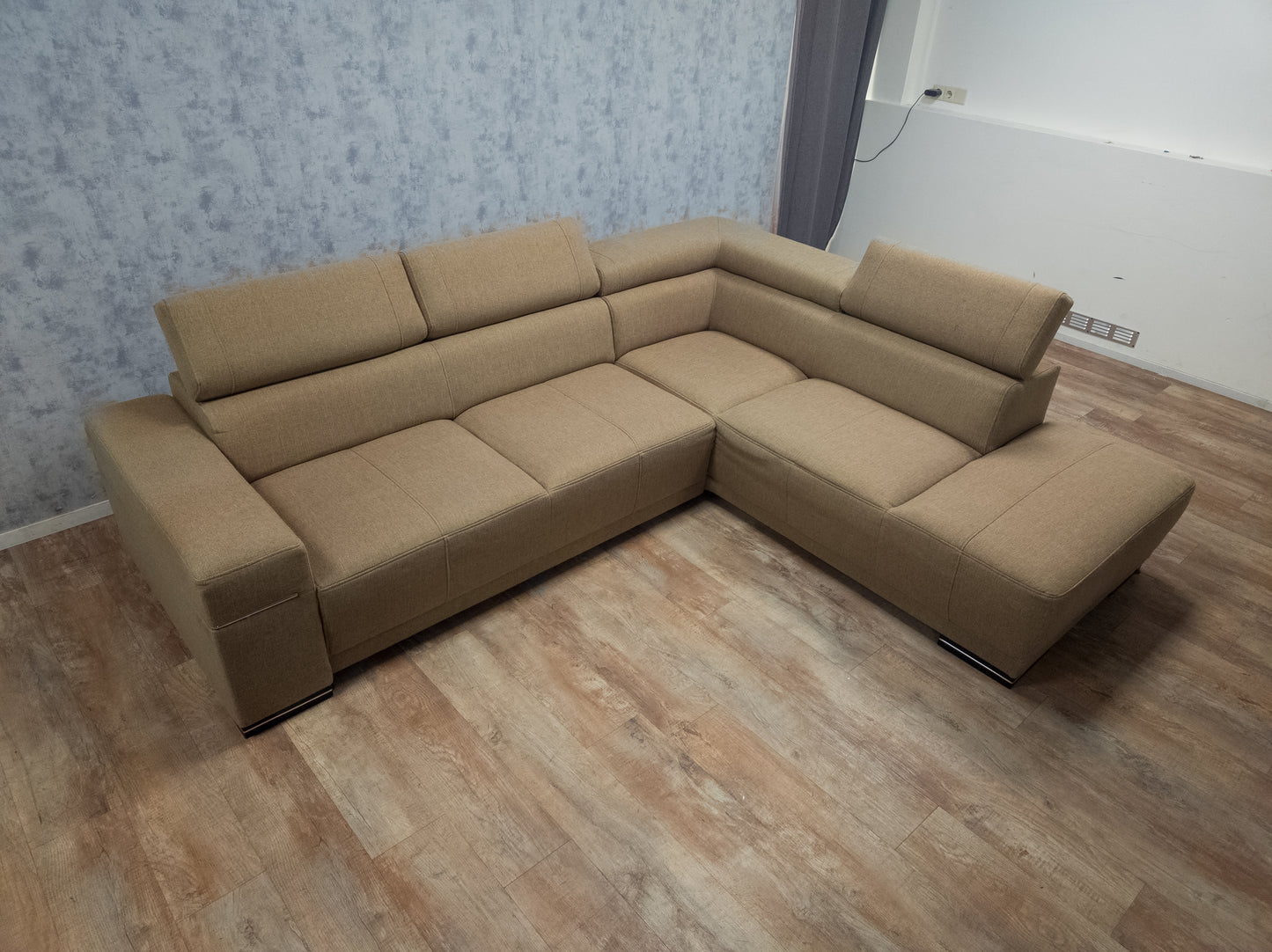 Mooi Hoekbank in Taupe