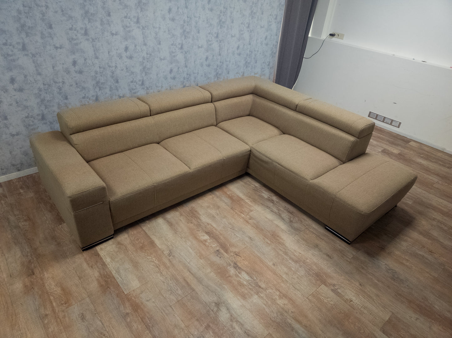 Mooi Hoekbank in Taupe