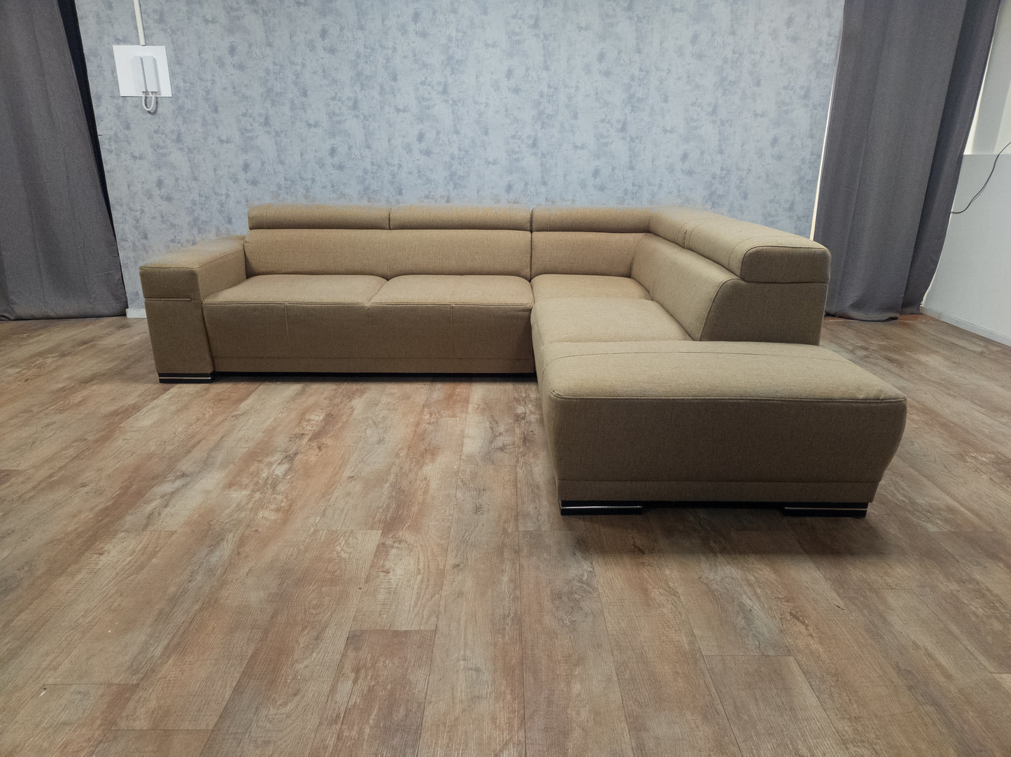 Mooi Hoekbank in Taupe