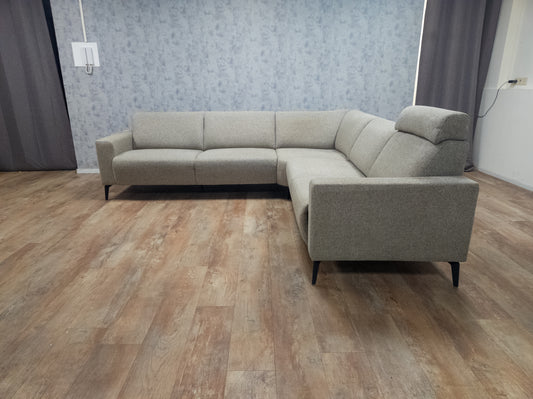 Mooi Beige Grijs Hoekbank van PRONTO - BanxteL - 2dehandse Bankstellen