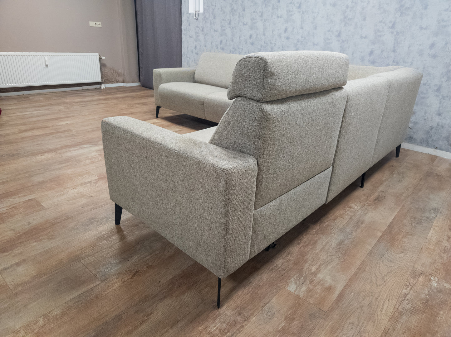 Mooi Beige Grijs Hoekbank van PRONTO