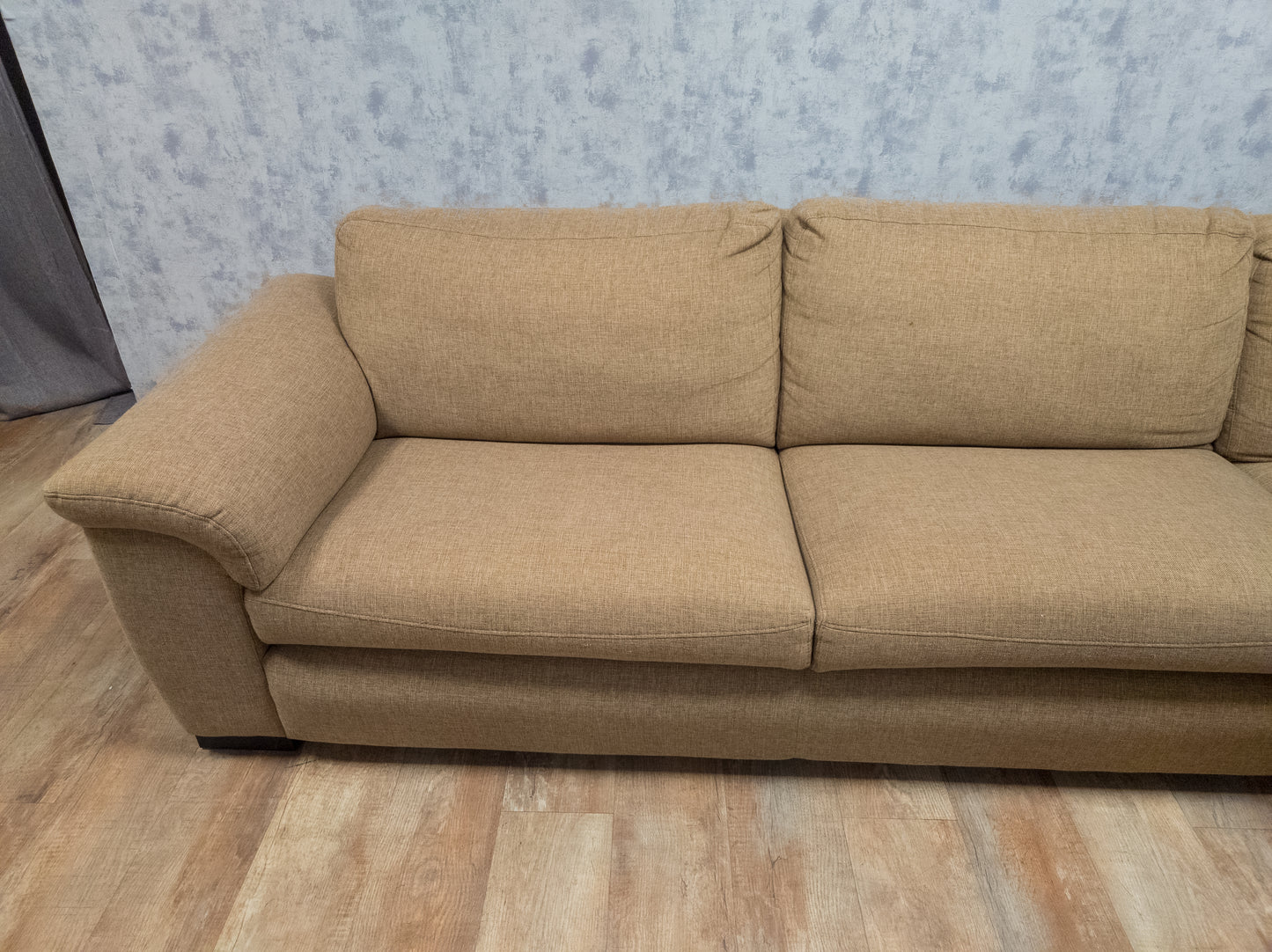 Zeer Mooi Groot Beige Hoekbank - BanxteL - 2dehandse Bankstellen