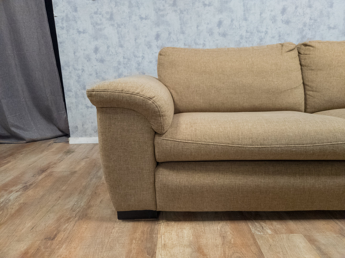 Zeer Mooi Groot Beige Hoekbank - BanxteL - 2dehandse Bankstellen