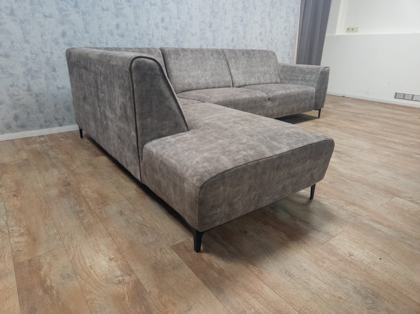 Mooie TAUPE Hoekbank