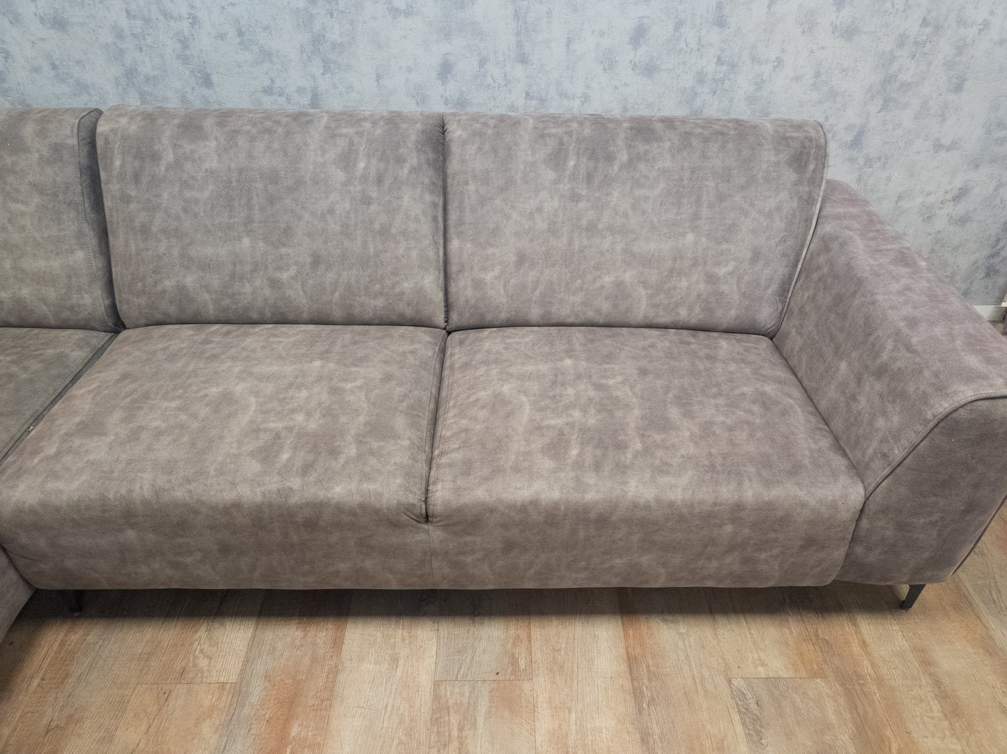 Mooie TAUPE Hoekbank