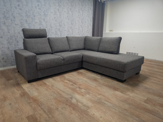 Zeer Mooi Nette Antraciet Hoekbank