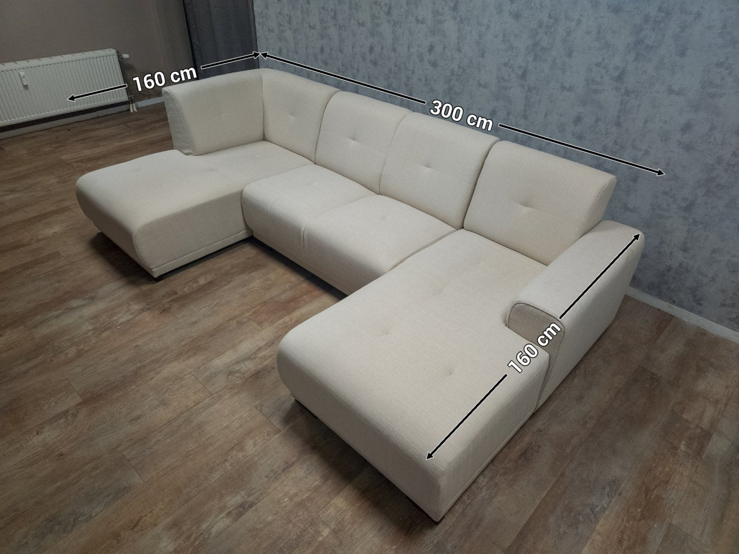 Z.G.A.N PRACHTIG Beige U Bankstel