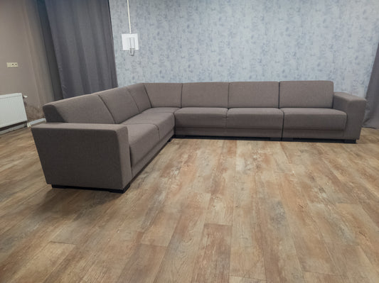 Mooie Groot TAUPE Hoekbank