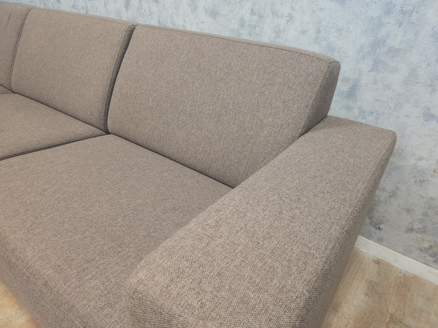 Mooie Groot TAUPE Hoekbank