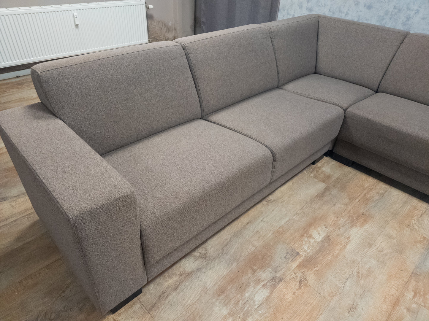 Mooie Groot TAUPE Hoekbank