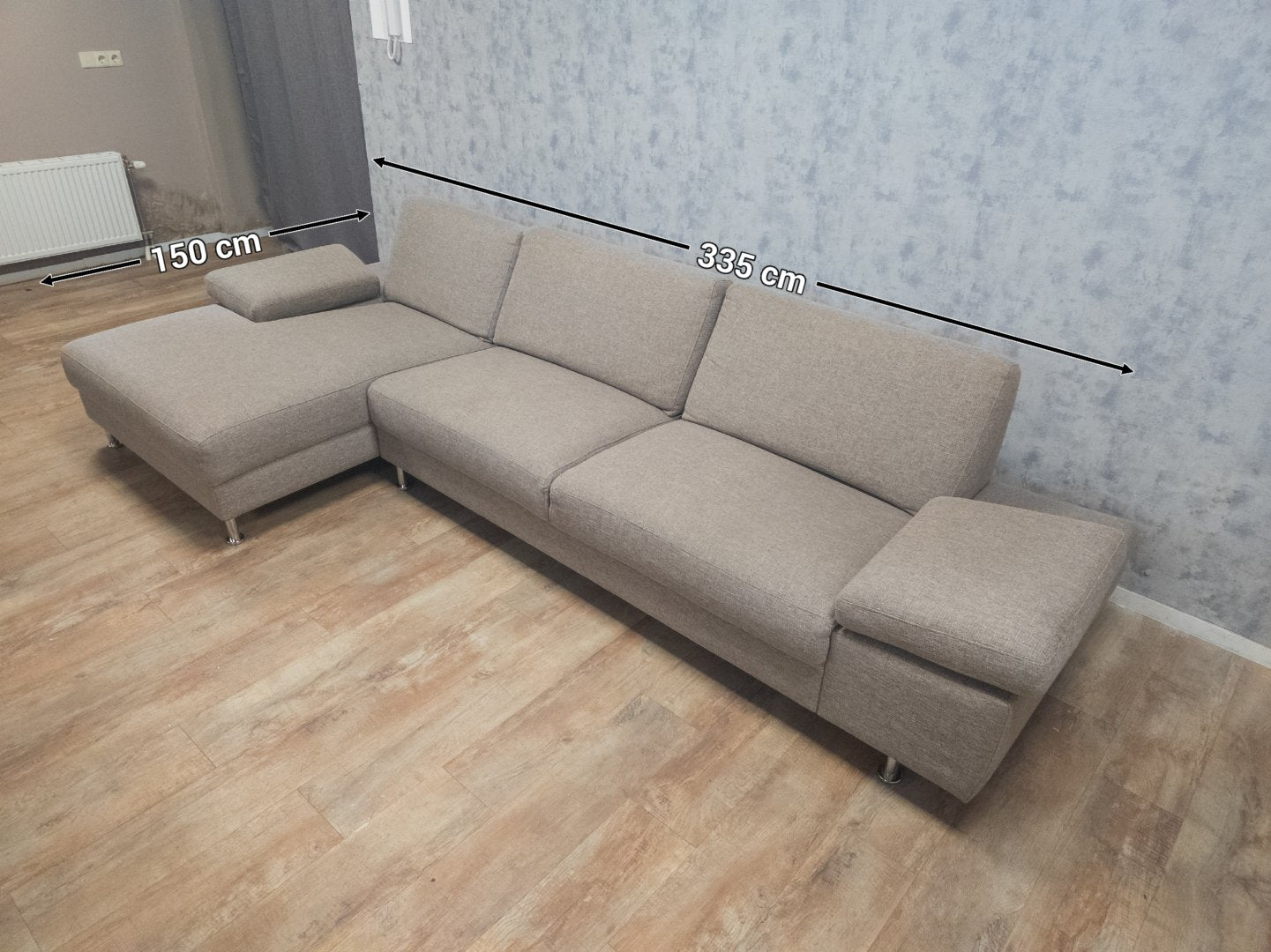 Mooie Taupe Hoekbank van TRENDHOPPER