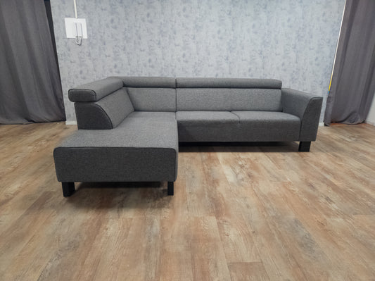 Zeer Mooi Grijs Hoekbank